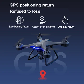 2022 Jaunu F5 GPS RC Dūkoņa 6k 4k 1080p HD Platleņķa Kameras Quadcopter WiFi Gaisa Spiediena Augstums Turiet Helikopteru Rotaļlietas Ppoplts
