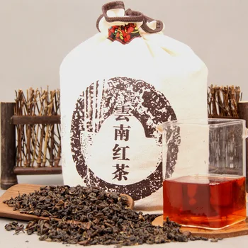 1000g/maiss Ķīnas Yunnan Fengqing Dian Hong Premium DianHong Melnā Tēja Skaistumu Novājēšanu Zaļā Pārtikas Veselības Zaudēt Svaru Houseware