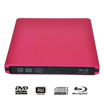 USB3.0 Blu-ray Disku Ārējo DVD disku Rakstītājs, ar 3D Bluray Atskaņotāju, Ārējo DVD Disku, BD-ROM, DVD-RW Rakstītājs Rakstnieks Par Macbook Portatīvo DATORU
