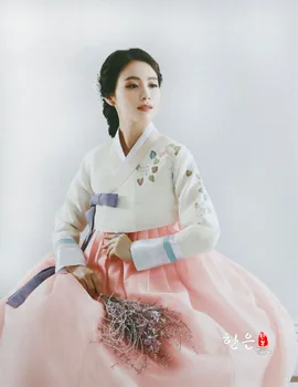 Dienvidkorejas Importēto Jaunākā Līgava Hanbok / Tostu Kāzu Hanbok