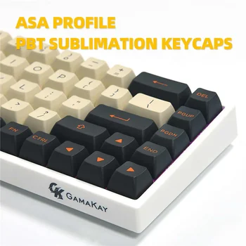 68 Atslēgas TK68 Mechanical Gaming Keyboard Triple Mode bluetooth 2.4 G Tips-c Gateron Slēdzis ASA/XDA Profilu PBT Keycaps Hotswap