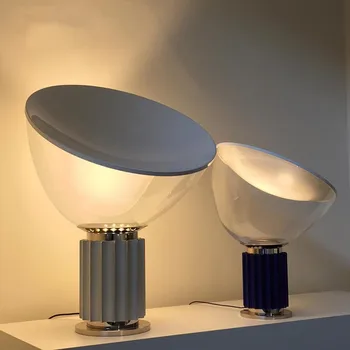 Itālija Dizainers Radara Galda Lampas, lai Dzīvo, Guļamistabas Gultas Lampa, Modernu LED Mācību Telpa, Viesnīca Alumīnija Stikla Ēnā Gultas Lampas dekors