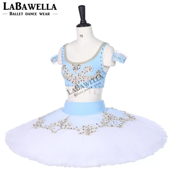 Pieaugušo La Bayadere Profesionālā Baleta Tutu Zila Balta korsārs Sniegumu Baleta Skatuves Kostīmu Kleita pasūtījuma madeBT9251