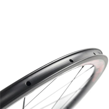 Bezmaksas piegāde 38mm oglekļa riteņu clincher SuperTeam logotipu krāsošanas Powerway R36 hub oglekļa riteņpāra, velosipēdu ceļu