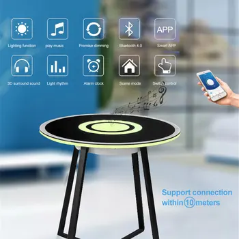 Mūsdienu LED RGB Tējas galda, Grīdas Lampa Smart APP Tālvadības pults Aptumšojami Stāv Lampas, LED Stūrī Gaismas Ar Uzlādēšana caur USB Portu