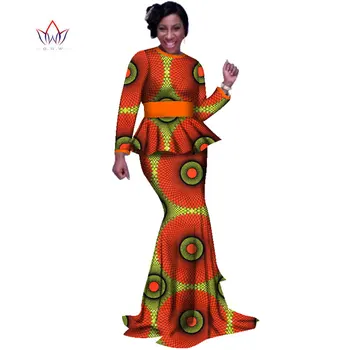 Jaunu Dashiki Āfrikas svārki un top set dienvidāfrikas Tradicionālās Drukas Apģērbu Plus Lieluma Svārki Uzstādīt Sieviešu ankara Apģērbu WY2395