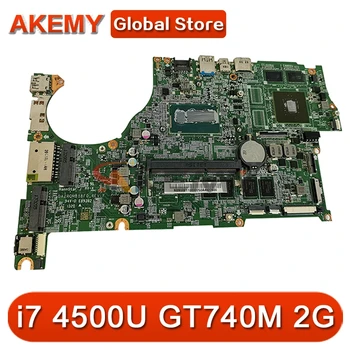 Akemy DAZRQMB18F0 par ACER V5-573G V5-473G V5-573 V5-573 ZQR Laptop Pamatplates CPU i7 4500U GT740M 2G 4G RAM Testa LABI Mainboard