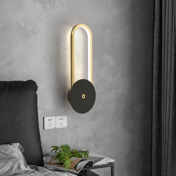 LED Sienas Lampas, Mājas Gultas Koridora izmantot Sienas Sconce Apgaismojums dzīvojamā istabā 110V, 220V led Sienas sconce lampas gultas
