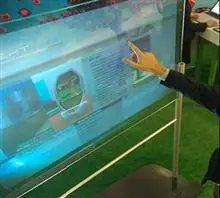 55 collu pārredzamu multi-touch folija/ touch panel plēves ar 2 saskares punkti par reklāmas stends displejs,veikalu skatlogos,muzejs