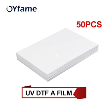 OYfame 50gab UV DTF Filmu UV DTF Printeri, Stikla Kausa Maska Visas formas UV DTF Drukāšanas un UV Trasnfer Filmu