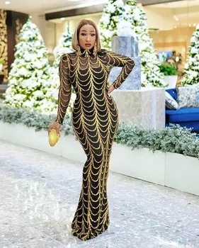 Modes Vizuļi High Street Kleita Vasaras Abaya Sievietes Cieta Elegants Puse Kleitas Plus Lieluma Drēbes Āfrikas Vestido ar Iekšējo Kleita