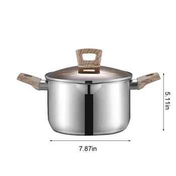 1gb Double Apakšā Pot Zupa Podi daudzfunkcionāls Virtuves Non-stick Pannas Pot Nonmagnetic Gatavošanas Virtuves Rīki, Sadzīves Jaunu 2020