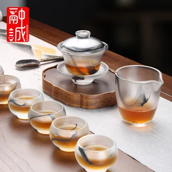 Kafijas Vintage Tējas Komplekts Teaware Ķīniešu Vakariņas Komplekti Luksusa Tradicionālā Ķīniešu Kāzu Tējas Komplekts Gudrs Cuenco Ceramica Mājas Eg50cj