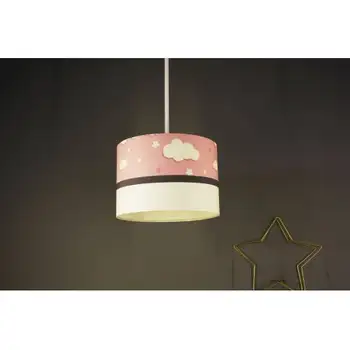 Rozā Mākoņa modelis, bērnu istabas bērnu istabas lustras lampas