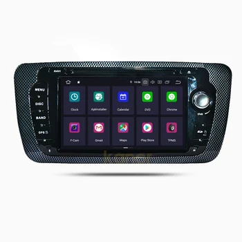 7 collu dash android 9.0 octa core 4+64g auto dvd atskaņotājs ar radio seat ibiza