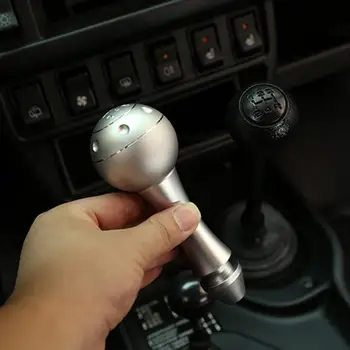 Delikāts Pārnesumu Pārslēgs Stick Non-fading Nerūsējošā Non-fading Automašīnu Pārnesumu Pārslēgšanas Poga Shift Knob Automašīnas Ātrumu Pārslēgšanas Kloķi 3Pcs