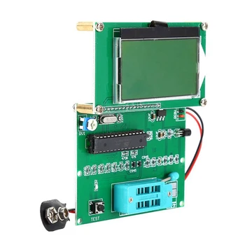 GM328 LCD Displejs Tranzistors Testeri EAR Metru Cymometer Kvadrātveida Viļņu Ģenerators Modulis