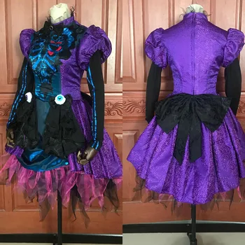 Princese Cosplay Kostīmu Pieaugušām Sievietēm Karnevāla Parāde Violeta Kleita Halloween, Ziemassvētku Atdzist Bumbu Kleita