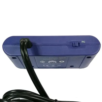 100gab 4 porti Player GameCube Kontrolieris Adapteris Wii-U slēdzi NS vai PC Pārveidotājs ar Mājas un turbo funkcija