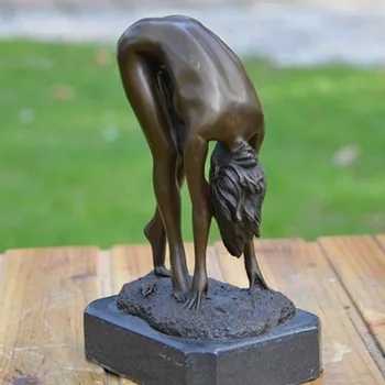 Bronzas statuja attēls rotājumus body art amatniecības rotaslietas, Mājas, Mēbeļu dzimšanas dienas dāvanu hotel apdare