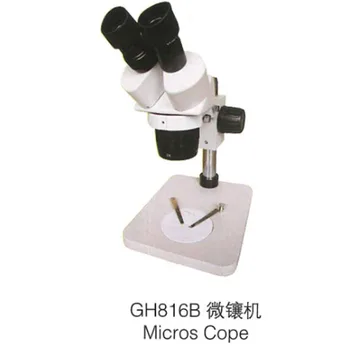 Binokulāra Stereo Mikroskops ar LED Lab Salikto Mikroskopu Ar Augšas Un Apakšas Apgaismojumu