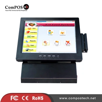 Bezmaksas Piegāde Augstas Kvalitātes 12 Collu Restorāns Kases Touch Ekrāns Lielveikalu POS Sistēma All-in-One