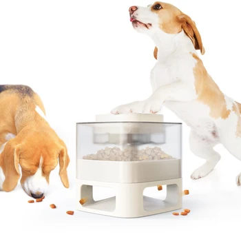 STOMMIHO Suņu Rotaļlietas Interaktīvas Automātisko Pakārtoto Noņemams Trauks Suns Pakārtotā Lēni Ēd Lēni Pakārtotā Pet Puzzle Mācību Rotaļlieta Suns