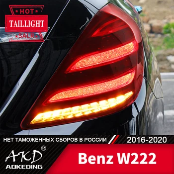 Lukturu Automašīnas Benz W222. - 2020. Gadam S320 S350 S400 LED Aizmugurējie Lukturi Miglas lukturis Dienas Gaitas Gaismas DRL Tūninga Automašīnas Piederumi