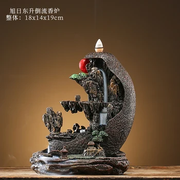 Kalnu Mazo Vīraks Degļu Keramikas Mūsdienu Vīraks Degļu Aromterapijas Budas Decorativos Figuras Mājas Apdare BD50IB
