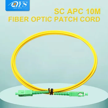 10pcs 10M FTTH Optiskās Šķiedras Džemperis Simplex SC APC -SC APC 9/125um Fiber Optic Patch Cord