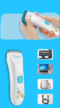 Codos chc-805 USB lādējamu bērnu clipper bērnu matu clipper bērnu matu trimmeris ar zemu trokšņa ūdensizturīgs
