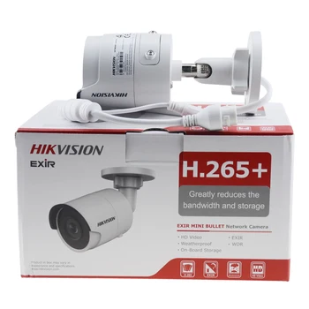 Hikvision IP Kamera 8MP Lodi, Tīkla Kameras DS-2CD2085FWD-es 4K POE Drošības Uzraudzības CCTV Kameras IP67 IK10 Āra KĪN Cam