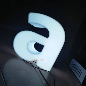 Āra 3D pasūtījuma akrila led izgaismota zīme restorāns