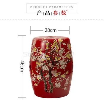 Amerikāņu apavu maiņa izkārnījumos lauku keramikas cilindrs izkārnījumos augu ziedu mērci izkārnījumos jaunu Ķīniešu bungas piestātne