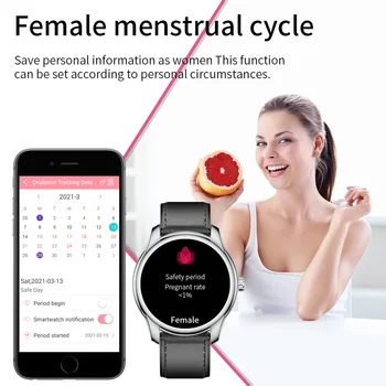 UGUMO Biznesa Smart Skatīties vīriešiem, Fitnesa Tracker 1.3 Pilna Kārta Touch Sporta Smartwatch asinsspiediens, Sirdsdarbības IP68 Ūdensnecaurlaidīga