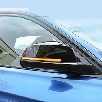 BMW 5 6 7 Sērijas LED Spogulis Gaismas Sērijveida Mirgo Pagrieziena Signāla Dinamisko Sānu Atpakaļskata Segtu Reverse Klp Indikators Spuldzes