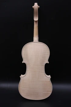 Nepabeigtā 4/4 Vijole Roku Darbs Stradivari Vijole Modelis Liesmu, Kļava, Egle #3237