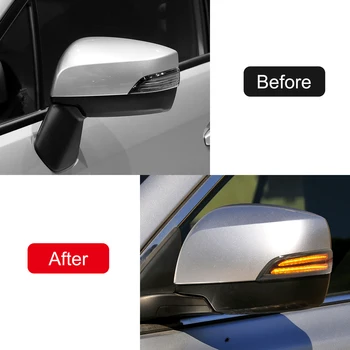 Sānu Dinamisku Pagrieziena Signālu Gaismas, LED Spogulis Indikators Blinker Sērijveida Lampas Subaru WRX STi-2021 Piederumi