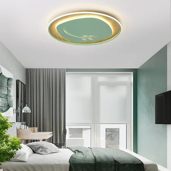 Dzīvojamā istaba guļamistaba studiju kārtu mūsdienu minimālisma LED griestu gaismas regulējamas + RC griestu gaismas ierīces