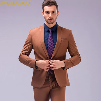 Vīriešu Uzvalks Modes Slim 2-Gabals Uzvalks peaky acu aizsegi, Biznesa Līgavaiņa uzvalks, Kāzu svinības, Jaka & Bikses augstas kvalitātes Vīriešu Uzvalks
