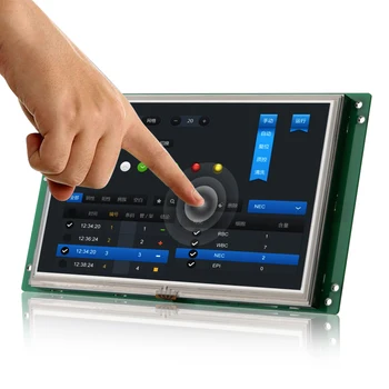 AKMENS 10.1 Collu Rūpniecības Panelis Smart Touch Screen TFT LCD Modulis ar Kontrolieri Valdes un Programma, un RS232 Interfeiss