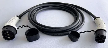 Karstā pārdošanas mennekes type2 tipa 2 IEC 62196 16A 5m vienfāzes Eiropas standarta ev uzlādes kabelis