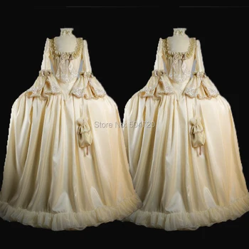 Pielāgoti!JAUNAS Royal 18 Gadsimta franču Hercogiene Retro viduslaiku, Renesanses Reenactment Teātra pilsoņu kara Viktorijas kleita HL-317