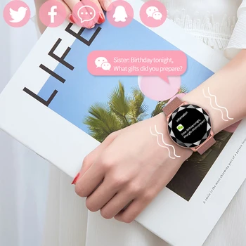 CHYCET Pilna Touch Smart Skatīties Vīrieši Ir 2021. asinsspiediens, Sirds ritma Monitors Kārta Smartwatch Sieviešu Sporta Pulkstenis Android, IOS