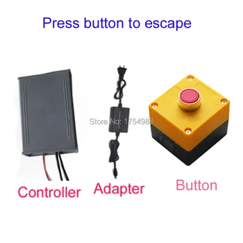 Jaunā reālā dzīves telpa aizbēgt prop nospiediet pogu, lai izvairītos no kameras istaba Bezvadu pogu, nospiediet dzelteno pogu, lai iegūt panikas istaba