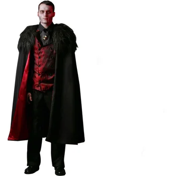 Vīriešu Gotisko Vampīru Tērpus Eiropā Vampīru Pieaugušajiem Cilvēks Cosplay Apģērbs Par Halloween Karnevāla Puse Lomu Spēļu Kostīmi