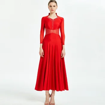 Tango, balles kleitas flamenko stila kleita balles deju apģērba standarta deju kleita sievietēm, deju apģērbi swing deju kostīms