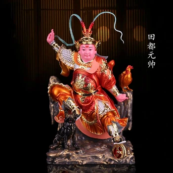 Statuja Maršals Santian no Jiutian Fenghuoyuan Yuhuang Santaizi spēlēt Maršals Lei Haiqing sveķu rotājumi