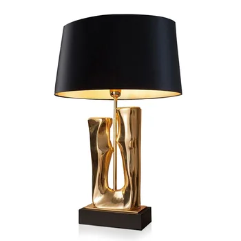 Ziemeļvalstu modes gaismas luksusa vienkārši dizainers post-modernās galda lampas Amerikāņu Radošās Mākslas augstas kvalitātes keramikas galda lampas