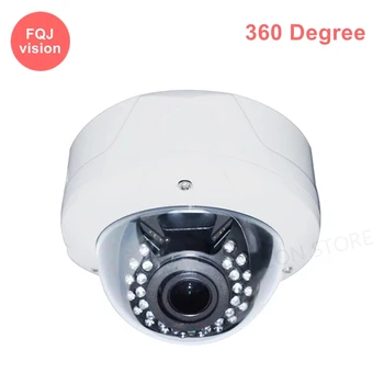 5MP Panorāmas Kameras IP 360 Grādu Home Security Video Novērošana Kustības detektors Platleņķa 1080P ONVIF POE Kamera XMEye